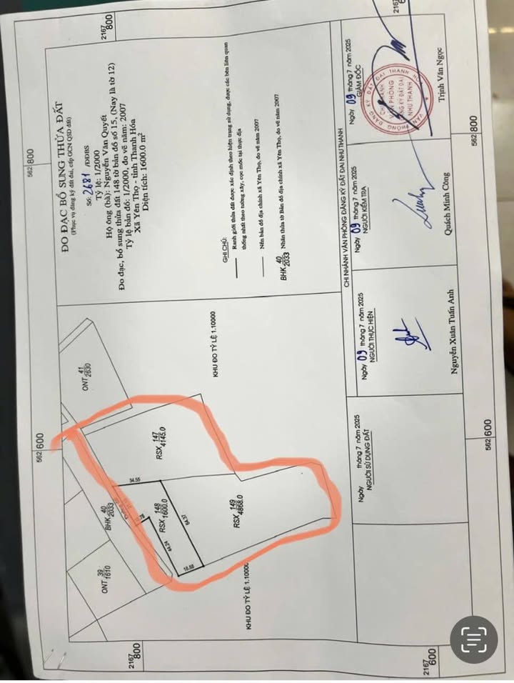 Đất sản xuất 1.1ha tại Vạn Thiện, Nông Cống - Phù hợp nhà máy, chỉ 2 tỷ!