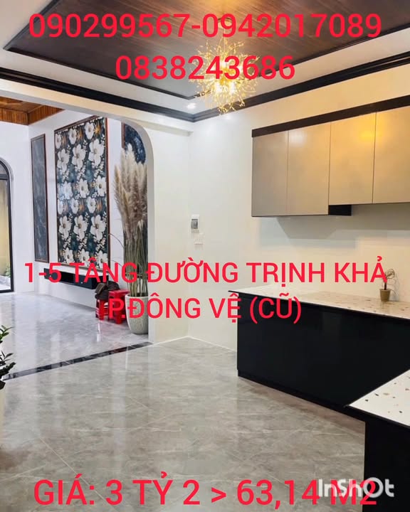 Nhà 1,5 Tầng Đường Trịnh Khả, Phường Hạc Thành, 64m² giá 3,2 tỷ - Phong thủy tốt, đầu tư sinh lời!