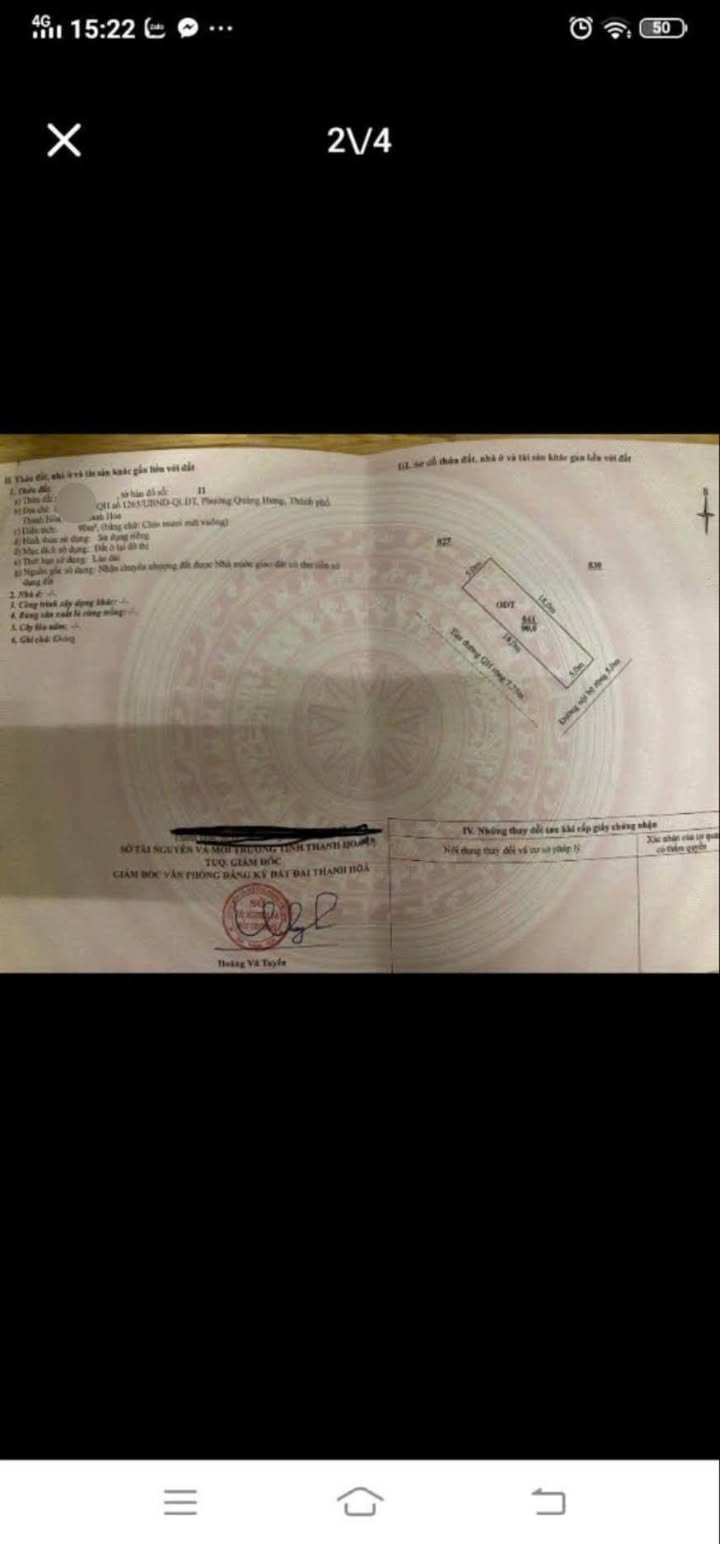 Đất nền chính chủ tại đường Nguyễn Thị Định, Thanh Hóa, 90m² giá 4 tỷ - Lô đầu ve hiếm có!