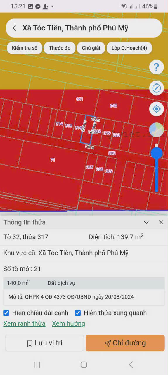 Đất nền Ấp 1, Xã Tóc Tiên 140m² giá 2.03 tỷ - Cơ hội đầu tư tuyệt vời!