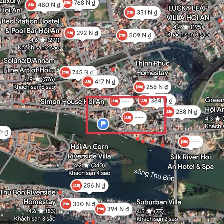 Bán gấp Villa, Homestay tại Phố Cổ Hội An 440m² - Giá chỉ 5 triệu/m²