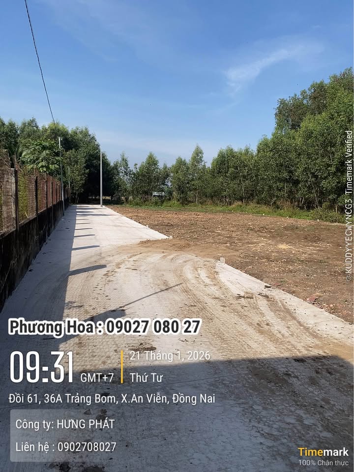 Đất nền Trảng Bom 125m² giá 800 triệu - Tiềm năng sinh lời cao!