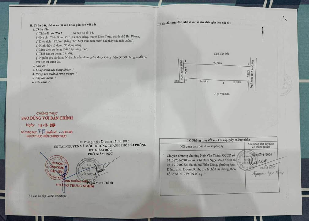Đất nền Huyện Thạch Thất 186m² giá 1.86 tỷ - Cần bán gấp!