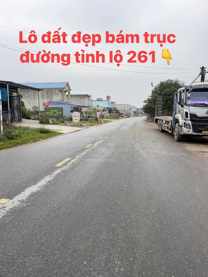 Đất nền mặt đường ĐT 261, Huyện Đại Từ, 250m² - Cơ hội đầu tư kinh doanh hấp dẫn!