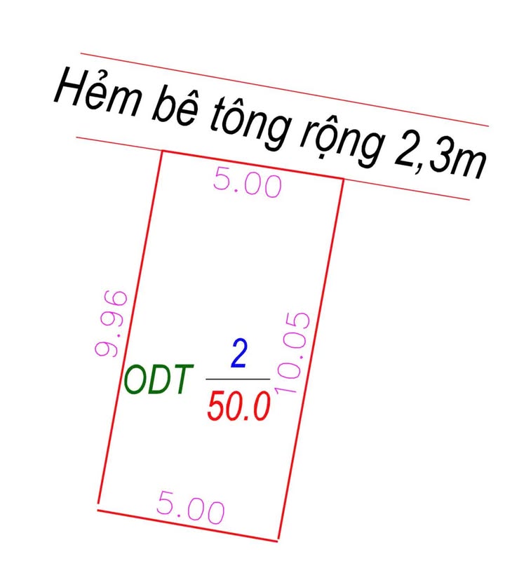 Đất nền Vĩnh Hải, Nha Trang 50m² giá 1.8 tỷ - Cơ hội hiếm có!