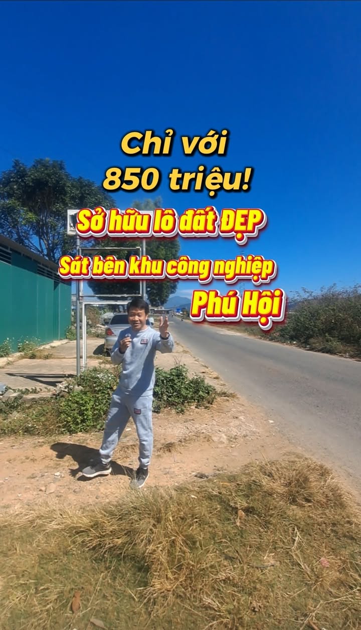 Đất nền Phú Hội 239m² giá 850 triệu - Đầu tư sinh lời ngay!