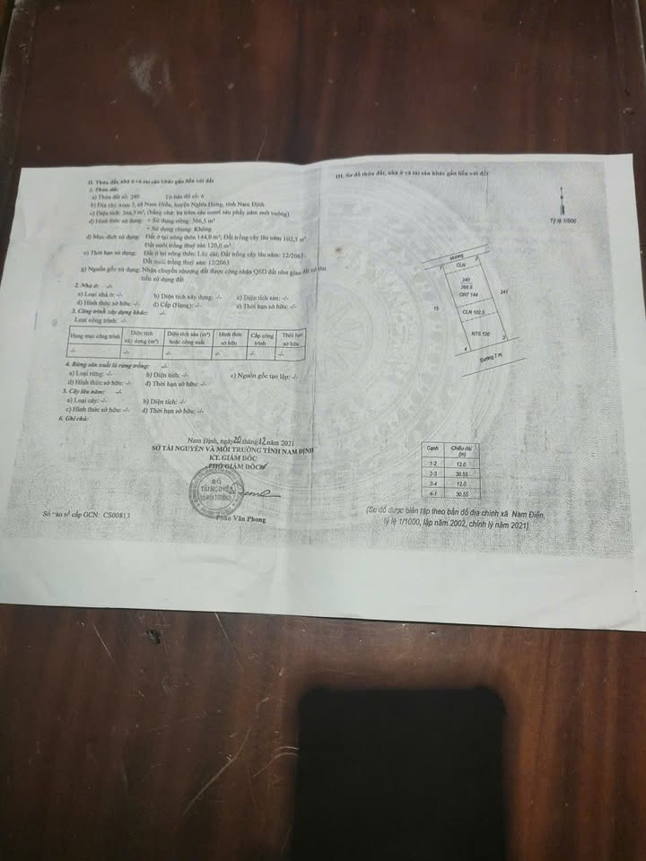 Đất nền xóm 7 Nam Điền 360m² giá 1 tỷ - Sổ đỏ chính chủ, pháp lý rõ ràng!