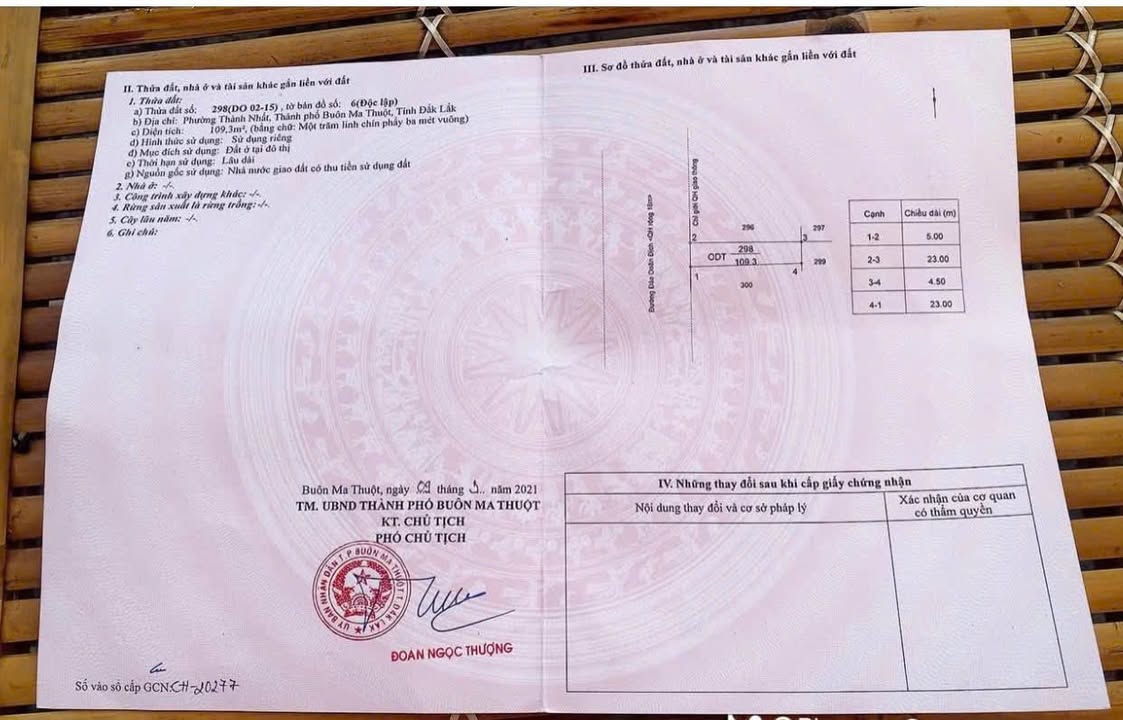 Nhà mặt tiền Đào Doãn Dịch, Buôn Ma Thuột 115m² - Đầu tư sinh lời ngay!