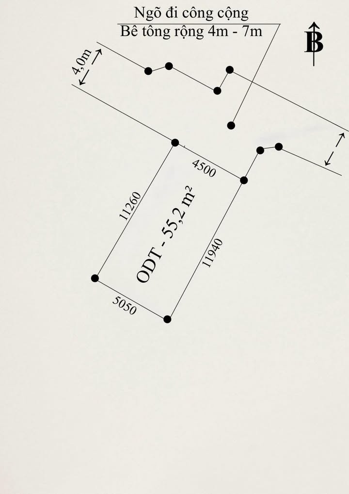 Nhà bán tại Kiều Hạ, An Dương 55,2m² - Ngõ rộng, thích hợp kinh doanh!