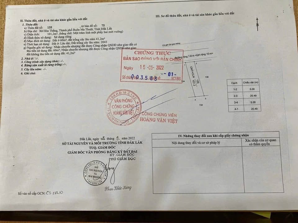 Đất nền Hòa Thắng Buôn Ma Thuột 100m² giá thỏa thuận - Sổ đỏ chính chủ!