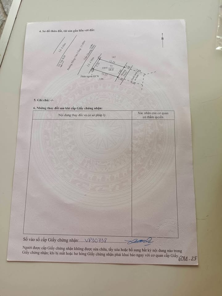 Đất thổ cư 68m² tại Bình Thủy, Cần Thơ - Sổ hồng chính chủ, giá 7 tỷ!