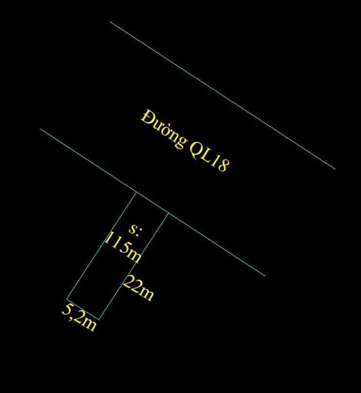 Đất nền mặt đường QL18, Quảng Yên, 115m² giá 2 tỷ - Vị trí kinh doanh lý tưởng!