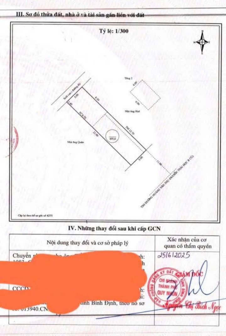 Nhà cấp 4 mặt tiền Hoàng Văn Thụ, Quy Nhơn 120m² giá 8 tỷ - Cơ hội đầu tư tuyệt vời!