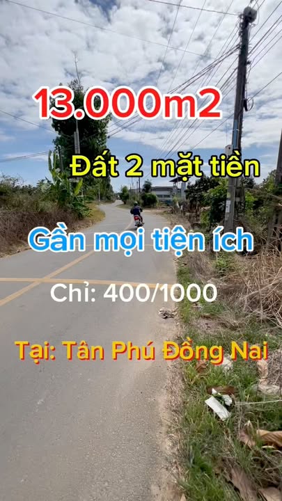 Đất vườn 13.000m² Tân Phú, Đồng Nai - Sổ hồng chính chủ, giá chỉ 5.2 tỷ!
