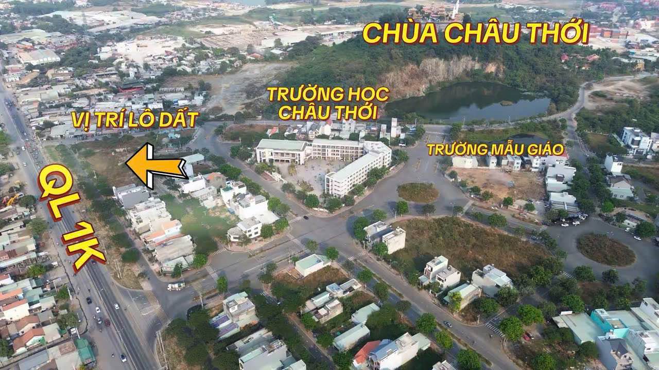 Lô đất 2 mặt tiền đường Song Hành QL1K - KDC Châu Thới 100m² giá 4.85 tỷ - Cơ hội đầu tư tuyệt vời!
