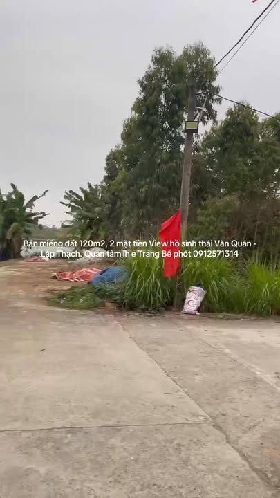 Đất nền thôn Xuân Lan, xã Văn Quán, 120m² - View hồ sinh thái tuyệt đẹp!