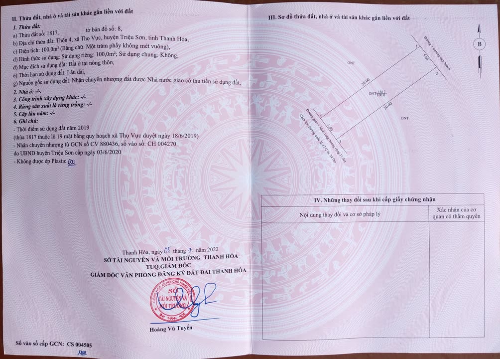 Đất mặt tiền Quốc lộ 47C, xã Thọ Phú, 100m² - Đầu tư sinh lời ngay!