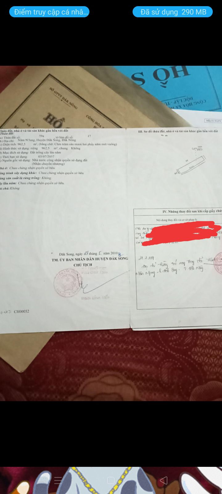 Đất thổ cư Xã Nam Xuân 962m² giá 1 tỷ - Phù hợp đầu tư ngay!