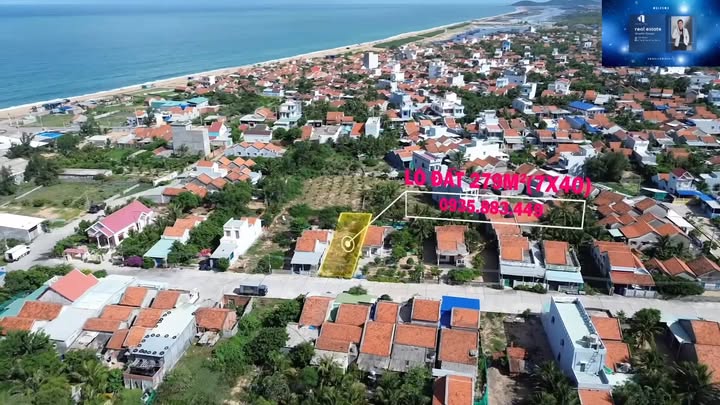 Đất ven biển Lò 3 Đông Hòa 279m² - Sổ đỏ chính chủ