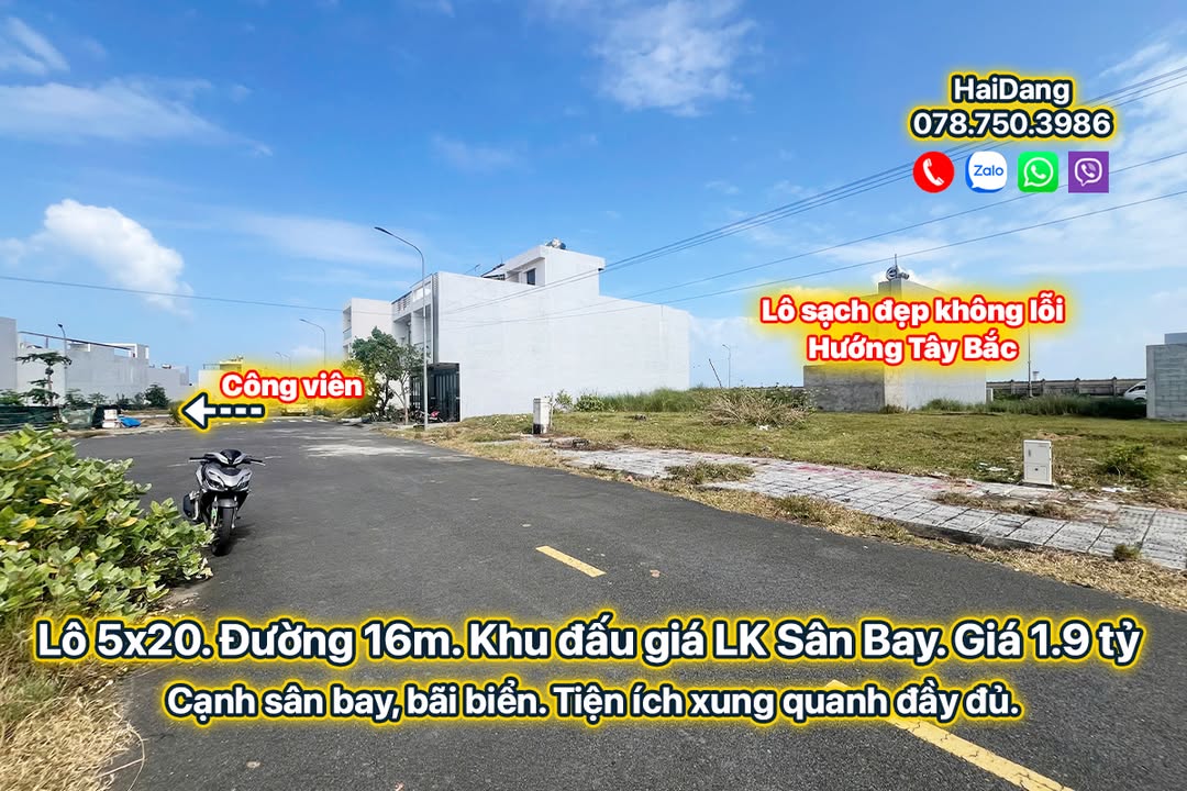 Đất nền khu đấu giá LK SÂN BAY, 100m² giá 1.9 tỷ - Đầu tư sinh lời hấp dẫn!