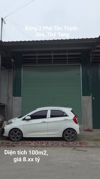 Shophouse Đường 304, Thị Trấn Thổ Tang 100m² giá 8 tỷ - Cơ hội đầu tư hiếm có!