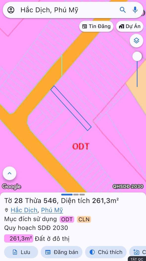 Đất nền Kp1 Hắc Dịch 250m² giá 800 triệu - Đầu tư tiềm năng hấp dẫn!