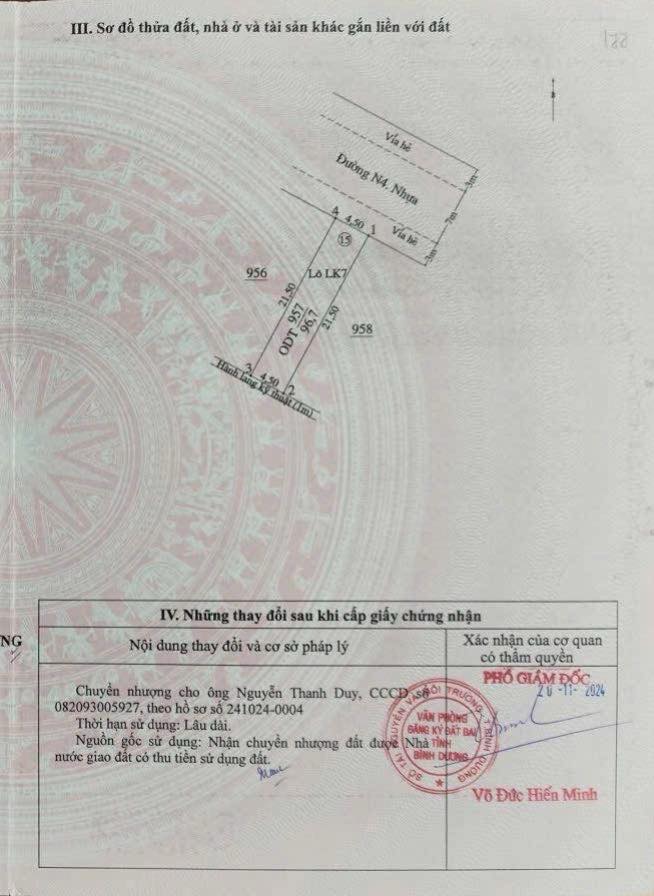 Đất nền Tân Hiệp, Tân Uyên 96m² giá 1.55 tỷ - Đường nhựa thoáng mát!