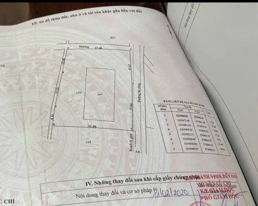 Đất nền 2 mặt tiền đường Võ Thị Đống, Củ Chi 1356m² giá 6 tỷ - Đầu tư sinh lời hấp dẫn!