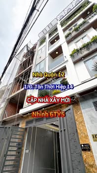 Nhà phố 1/ đường Tân Thới Hiệp 14, Quận 12, 56m² - Xây mới, thiết kế hiện đại!