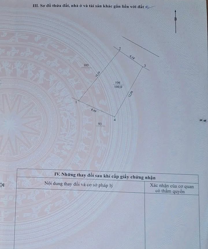 Đất thổ cư 100m² tại xã Vân Đình, huyện Ứng Hòa - Giá chỉ 1.5 tỷ, ô tô vào đất!