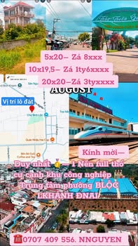 Đất nền Long Khánh 100m² giá 879 triệu - Đầu tư sinh lời hấp dẫn!