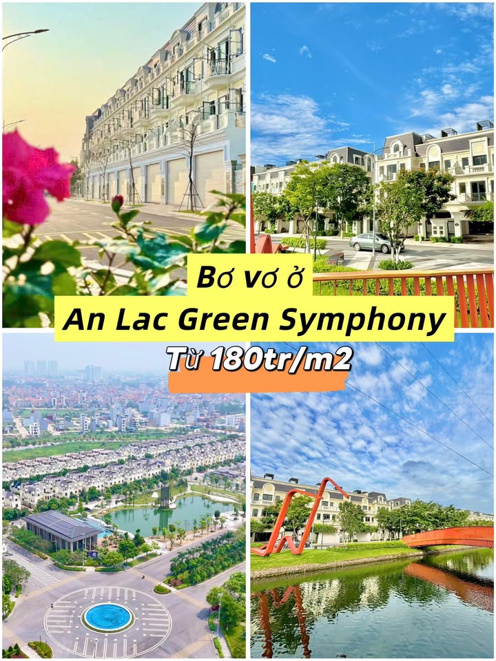 Townhouse An Lạc Green Symphony Hoài Đức 80m² giá 20 tỷ - Vị trí vàng tài lộc!