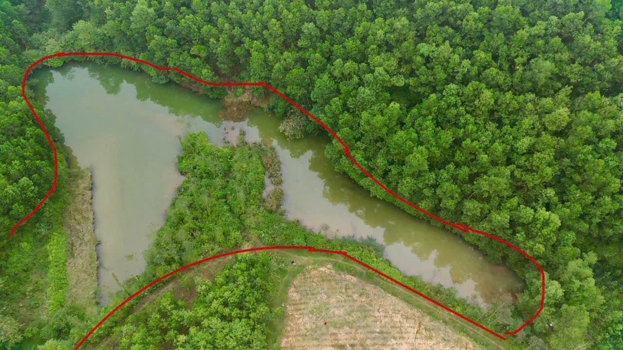 Đất Farm 4200m² tại Yên Lạc, Phú Lương giá 560 triệu - Hồ cá sẵn sàng