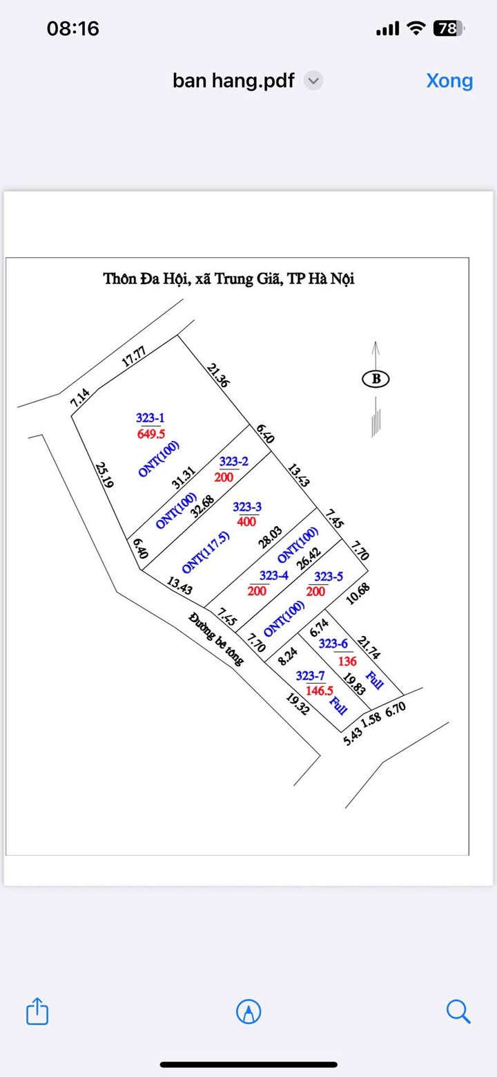 Đất nền thôn Đa Hội, Sóc Sơn, 400m² giá 2 tỷ - Cơ hội đầu tư tuyệt vời!