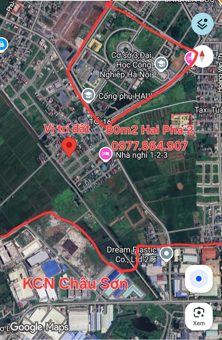 Đất nền Phường Lam Hạ, Thành phố Phủ Lý, 80m² giá 2 tỷ - Cơ hội đầu tư sinh lời!