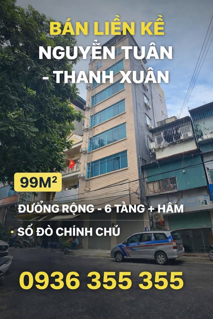 Bán nhà liền kề Nguyễn Tuân Thanh Xuân 99m² giá 5x tỷ - Vị trí đắc địa, đầu tư sinh lời!