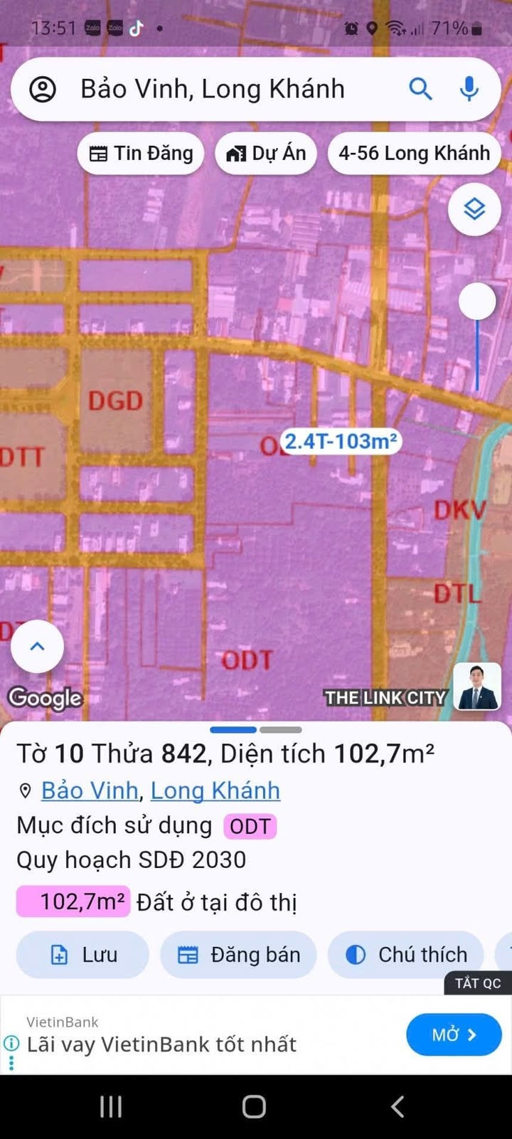 Đất nền Tái định cư Suối Chồn 100m² giá 2.45 tỷ - Cơ hội đầu tư hấp dẫn!