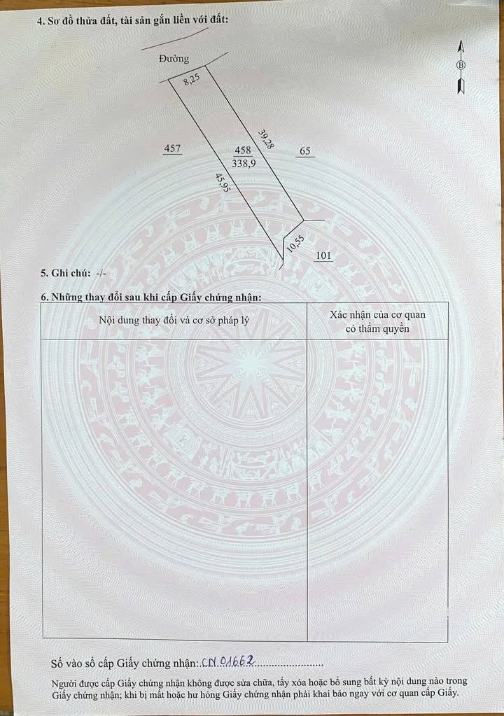 Đất nền thổ cư 338,9m² tại Dũng Phong, Cao Phong - Giá chỉ 800 triệu!