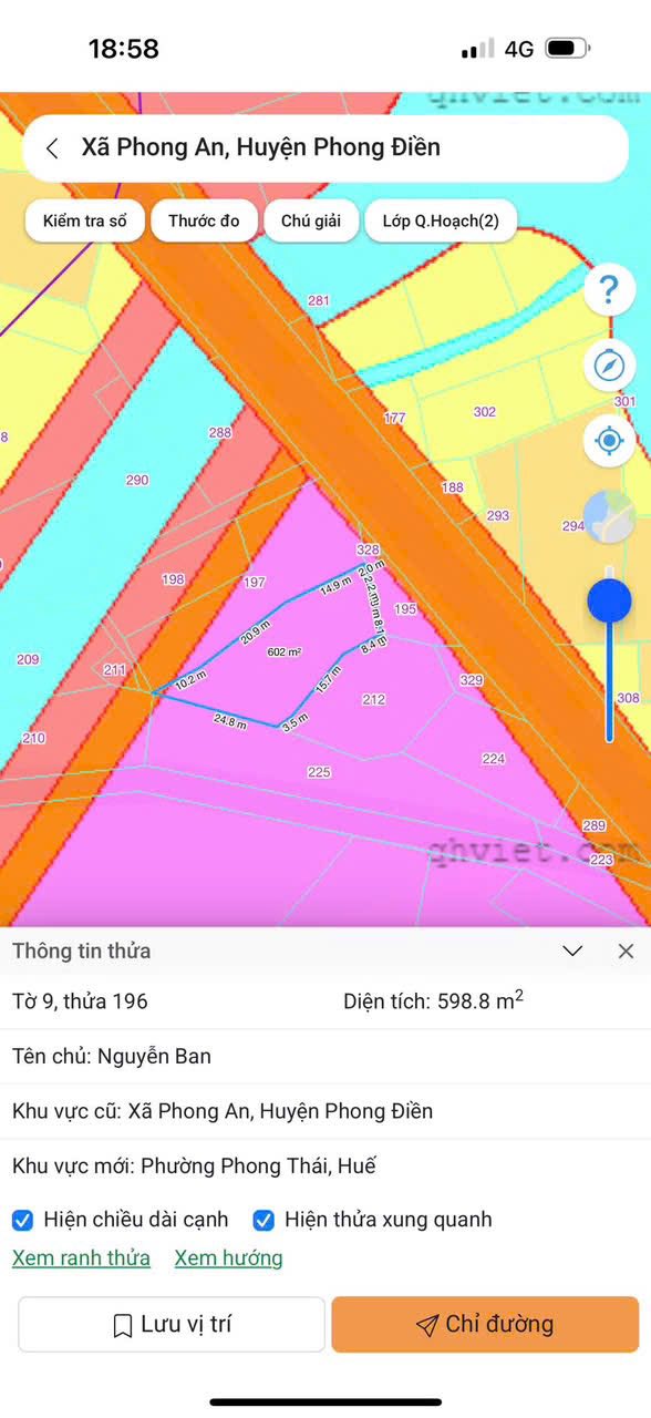 Đất nền Huyện Hương Trà 600m² giá 60 triệu - Cơ hội đầu tư tuyệt vời!