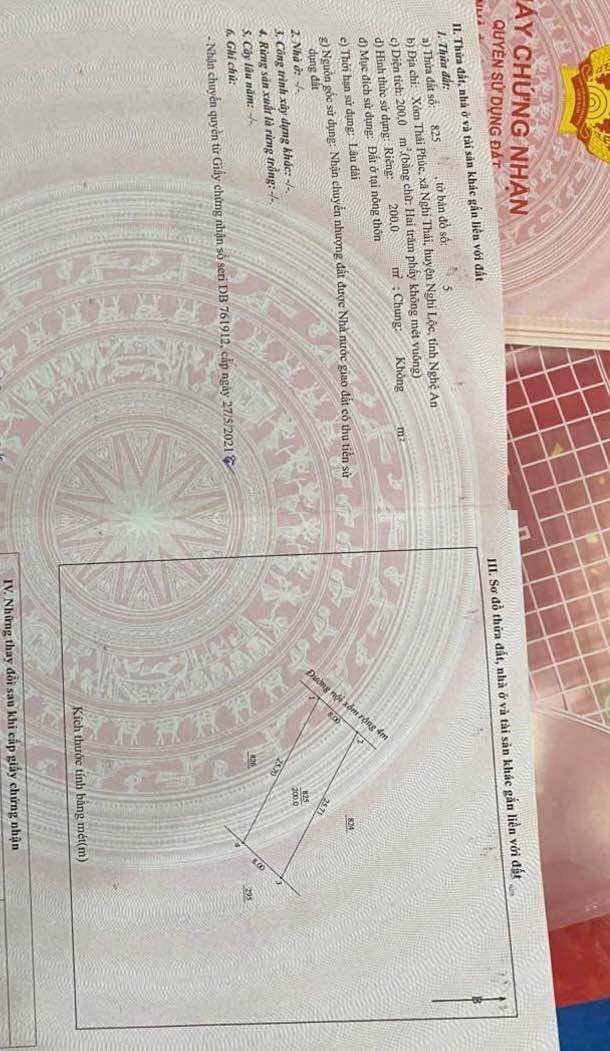 Đất nền xã Nghi Thái 200m² giá thỏa thuận - Cơ hội đầu tư hiếm có!