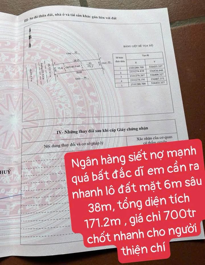 Đất nền Khu 1, xã Đồng Trung, 171m² giá 700 triệu - Cơ hội đầu tư hấp dẫn!