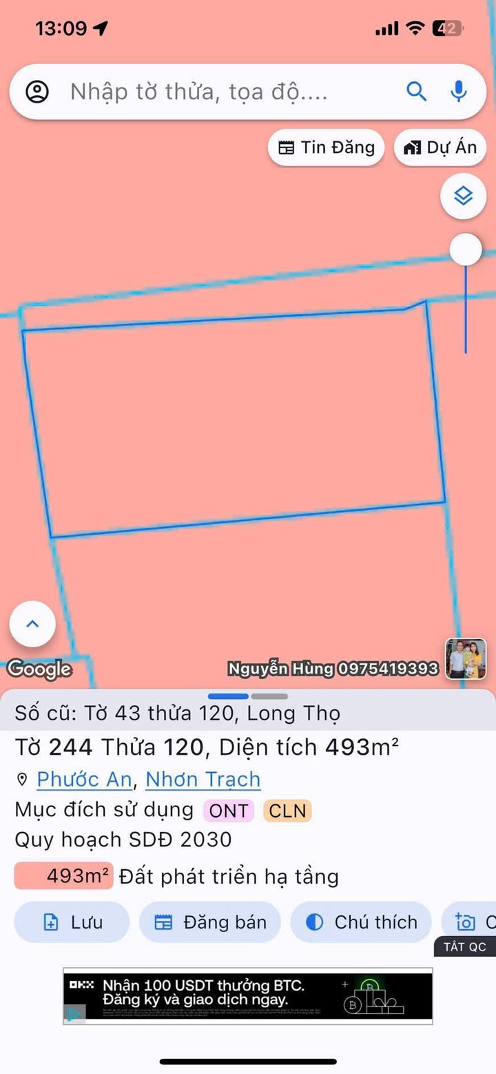 Đất nền 150m² tại Ấp 5, Xã Long Thọ, Nhơn Trạch giá 3.5 tỷ - Đầu tư sinh lời!