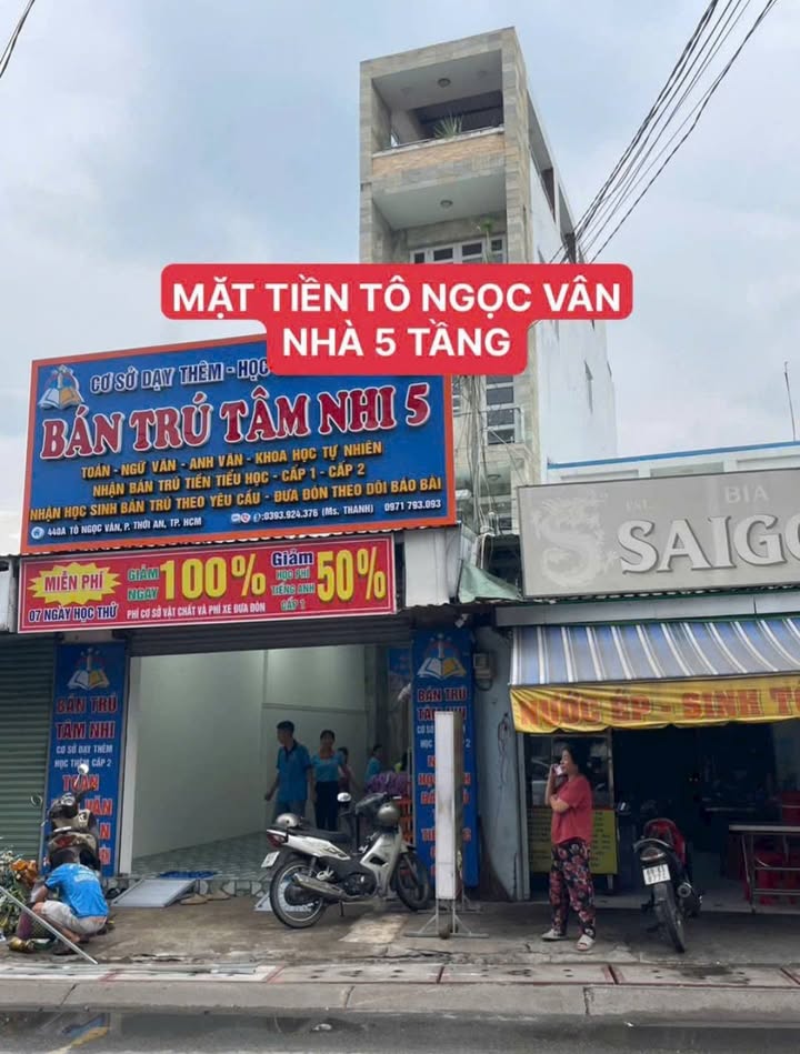 Nhà mặt tiền 440A Tô Ngọc Vân, Quận 12, 106.4m² giá 9.2 tỷ - Đầu tư sinh lời ổn định!
