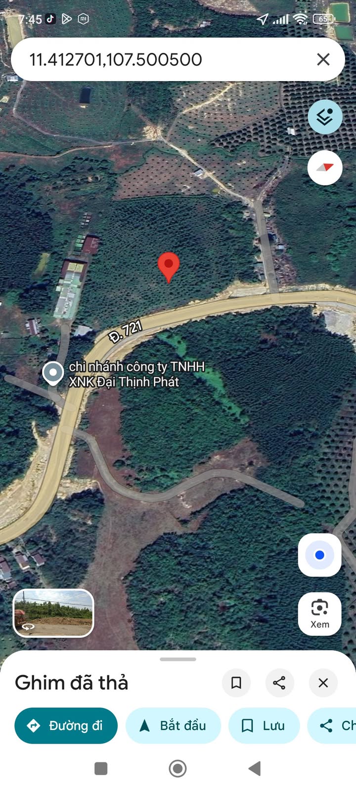 Đất nền mặt tiền Đường Tỉnh Lộ 721, Huyện Đạ Huoai, 2ha giá 13 tỷ - Cơ hội đầu tư sinh lời!