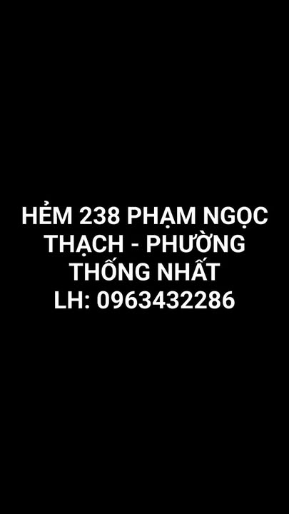 Đất nền Hẻm Chính Phạm Ngọc Thạch, Phường Thống Nhất, 135m² giá 700 triệu - View ruộng đẹp!