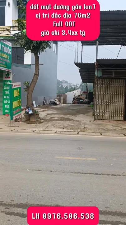 Đất mặt đường tỉnh 315, Phường Phong Châu, 76m² giá 3.4 tỷ - Tiềm năng đầu tư lớn!