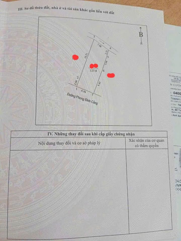 Bán nhà mặt đường Phong Đình Cảng, 128m² giá 14 tỷ - Kinh doanh thuận lợi!