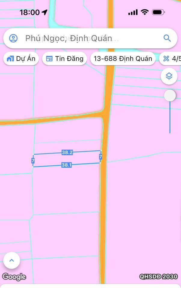 Đất nền Huyện Định Quán 266m² giá 650 triệu - Cơ hội đầu tư tuyệt vời!