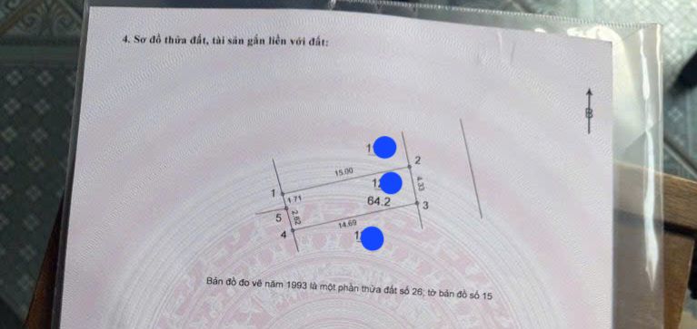 Đất kinh doanh Bát Khối 64m² giá thỏa thuận - Mặt ngõ thông ô tô tránh!