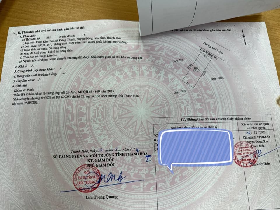 Đất nền Đồng Tiến, Triệu Sơn, 150m² giá 1 tỷ - Thích hợp đầu tư sinh lời!